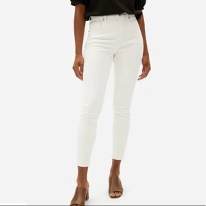 Everlane High Rise Skinny Jean White